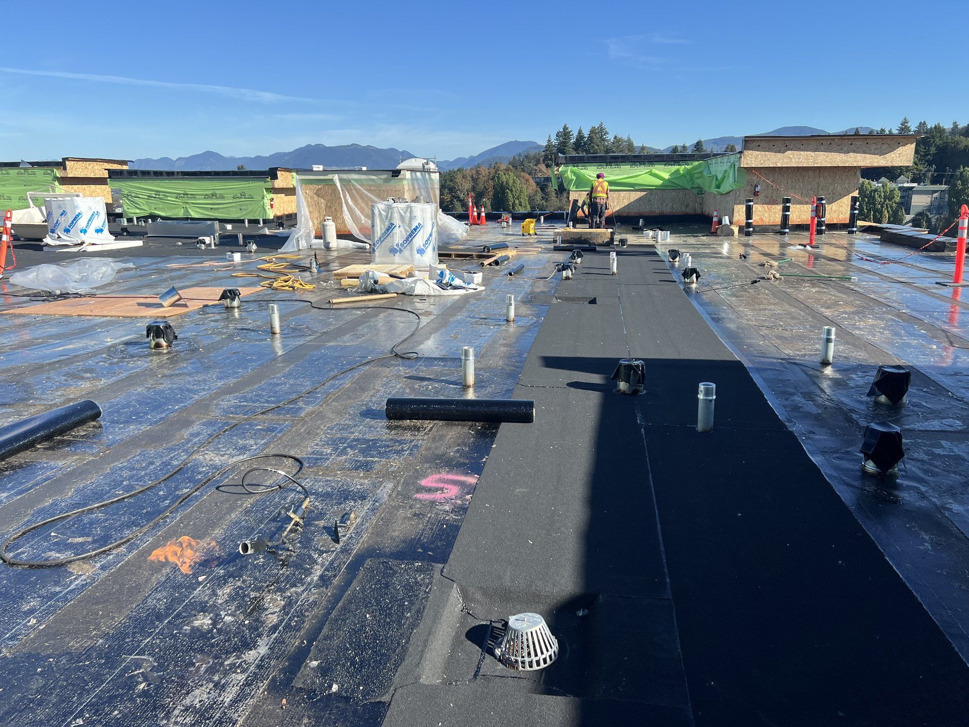 A completed Innovation Roofing project in Delta, BC