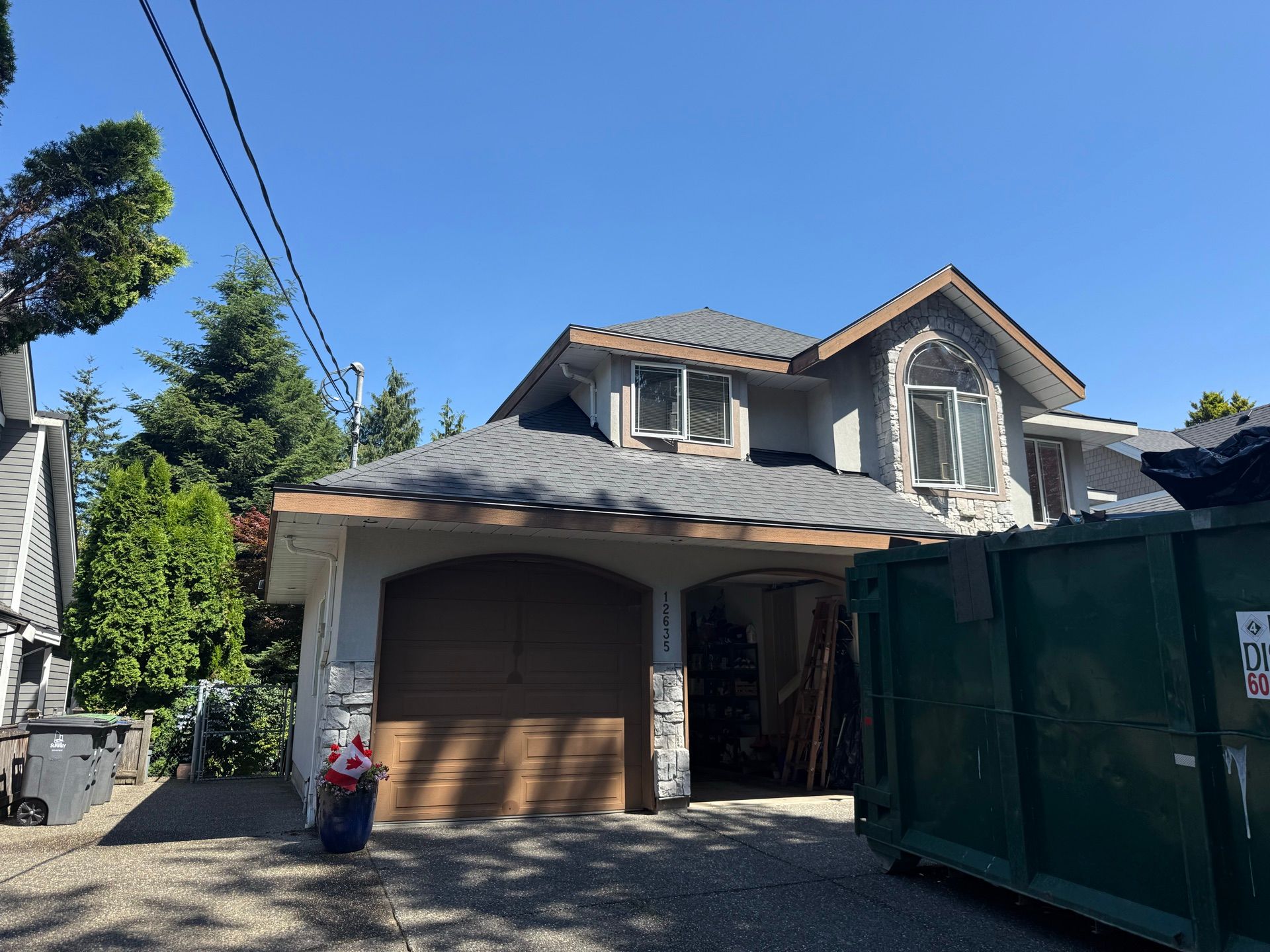 A roof replacement completed by Innovation Roofing in White Rock, BC
