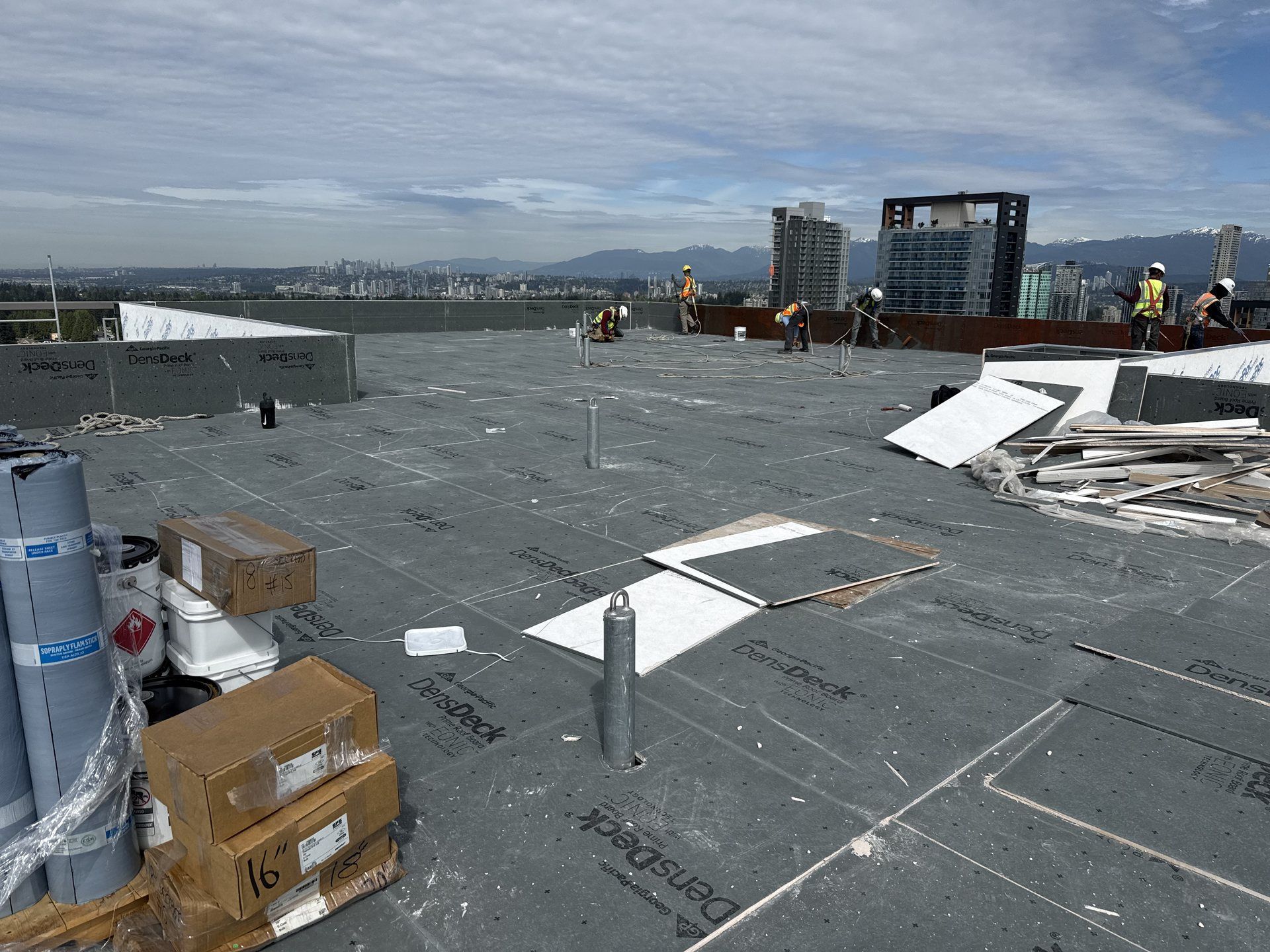 A completed Innovation Roofing project in White Rock, BC