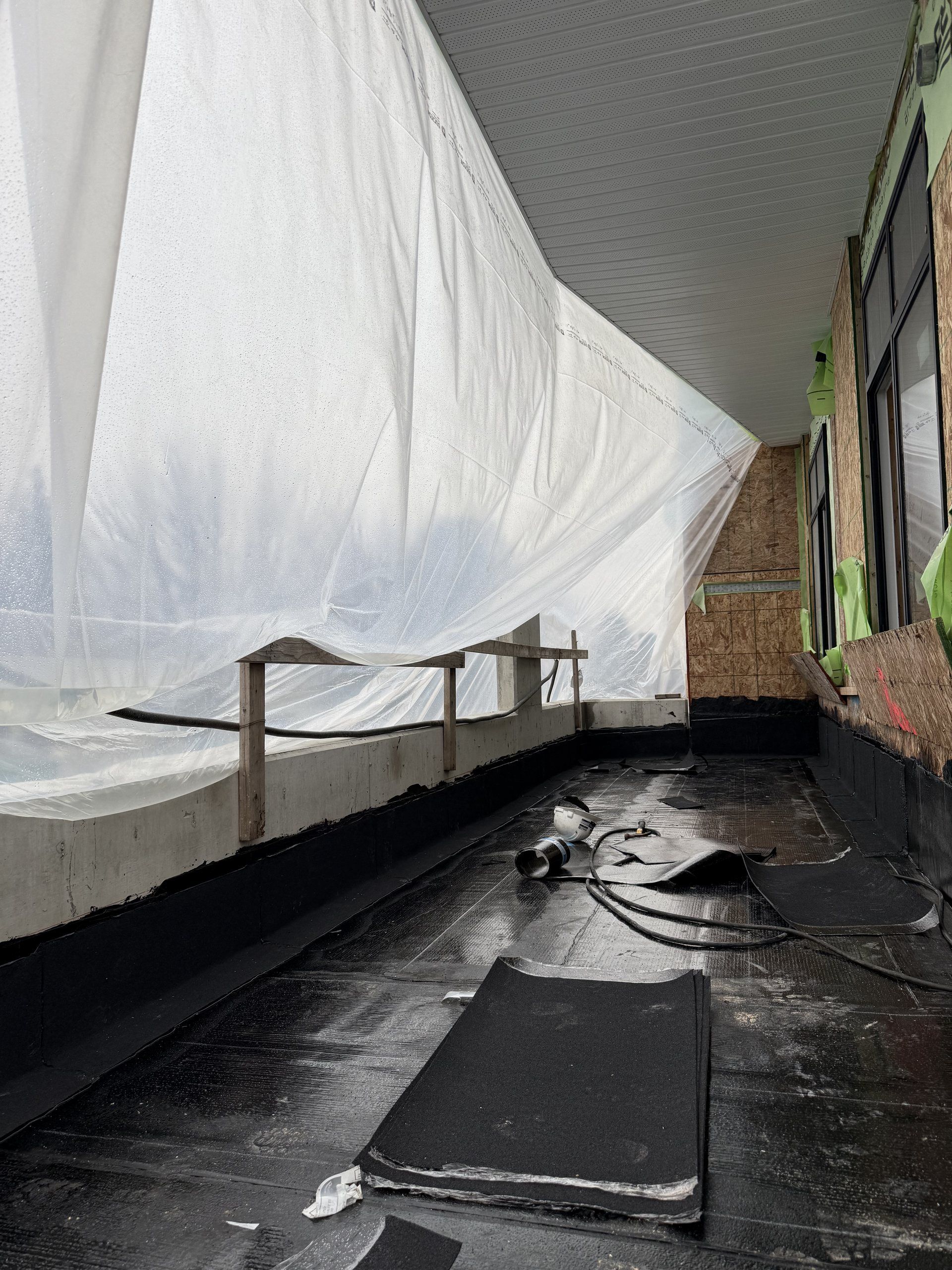 Innovation Roofing inspecting a Lower Mainland roof