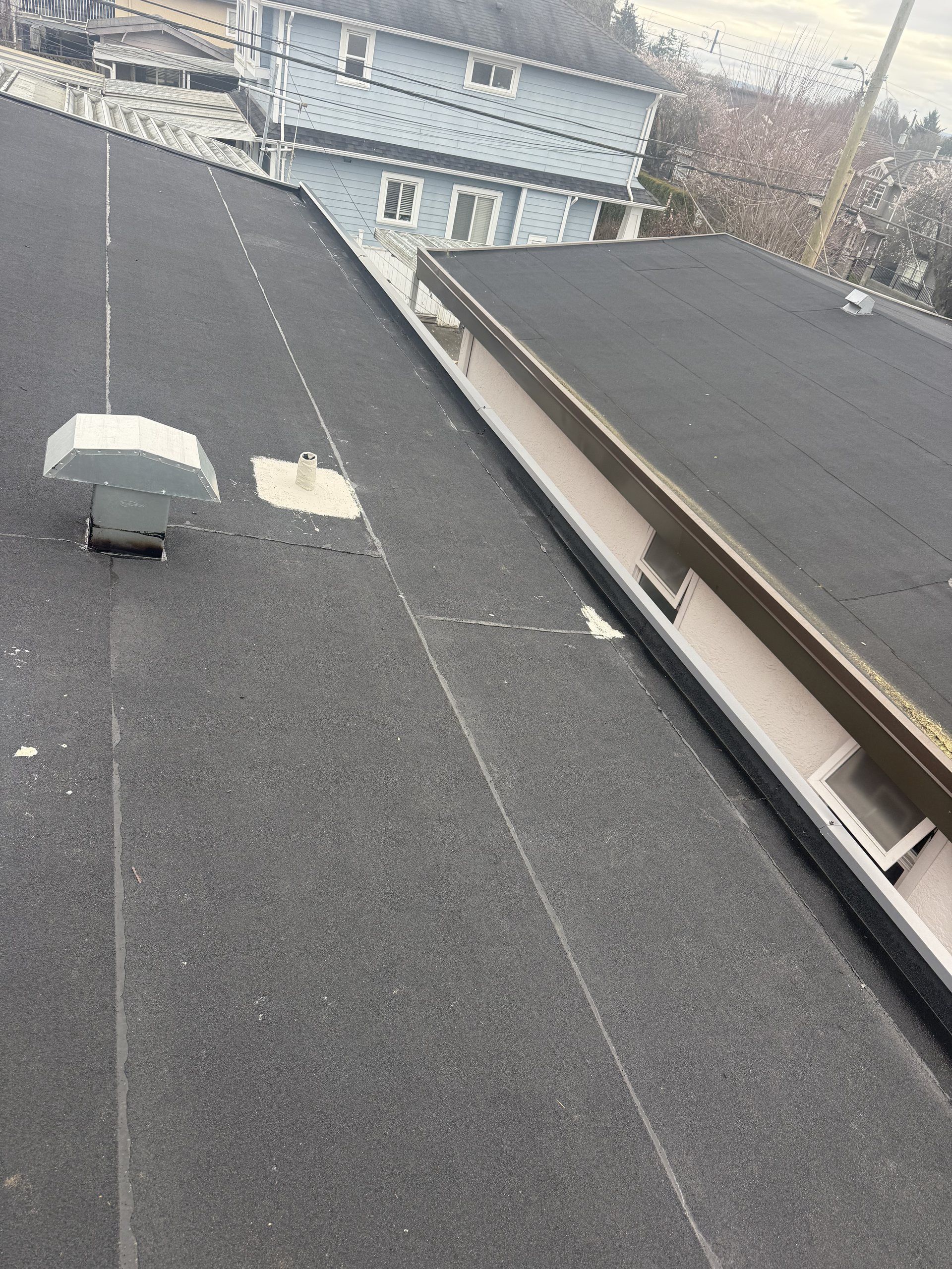 A completed Innovation Roofing project in Richmond, BC